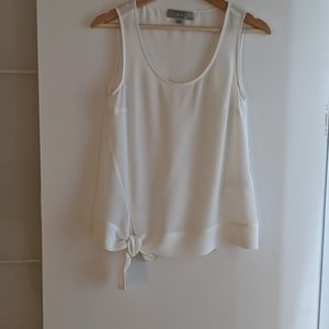NWOT All Saints Silk Tie Front Sleeveless Blouse